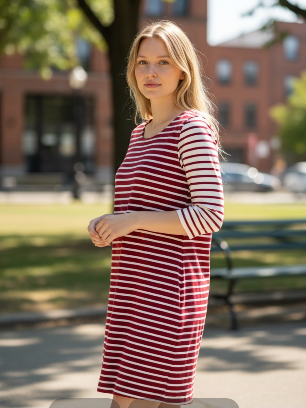 VINEYARD VINES maroon dress